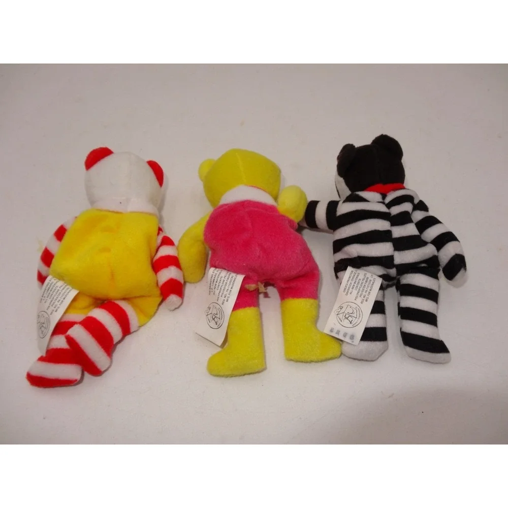 Ty Teenie Beanie Babies McDonalds‎ Ronald Hamburglar Birdie Bear Set